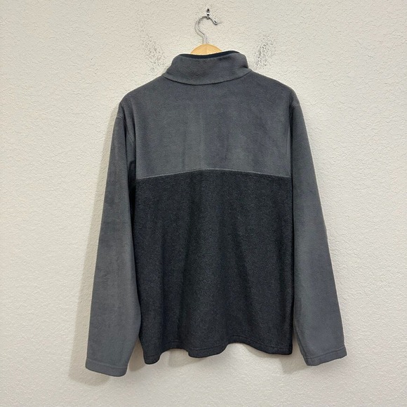 COLUMBIA Mens Steen Mountain 1/4 Snap Fleece Pullover in Gray - Picture 5 of 9